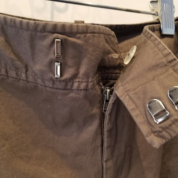 Mossimo Moss Green Camo Shorts Stretch Shorts Pockets Plus Size 20 - Picture 7 of 11